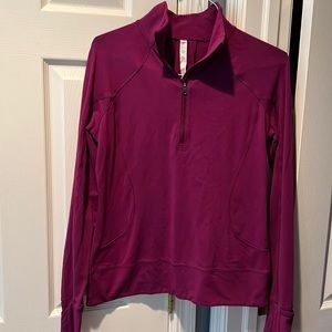 Lululemon quarter zip pull over women’s size 10